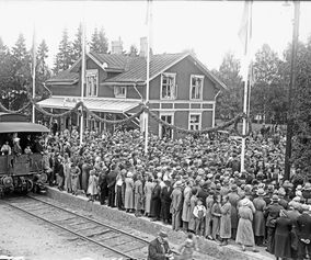 Järnvägsinvigningen 1934